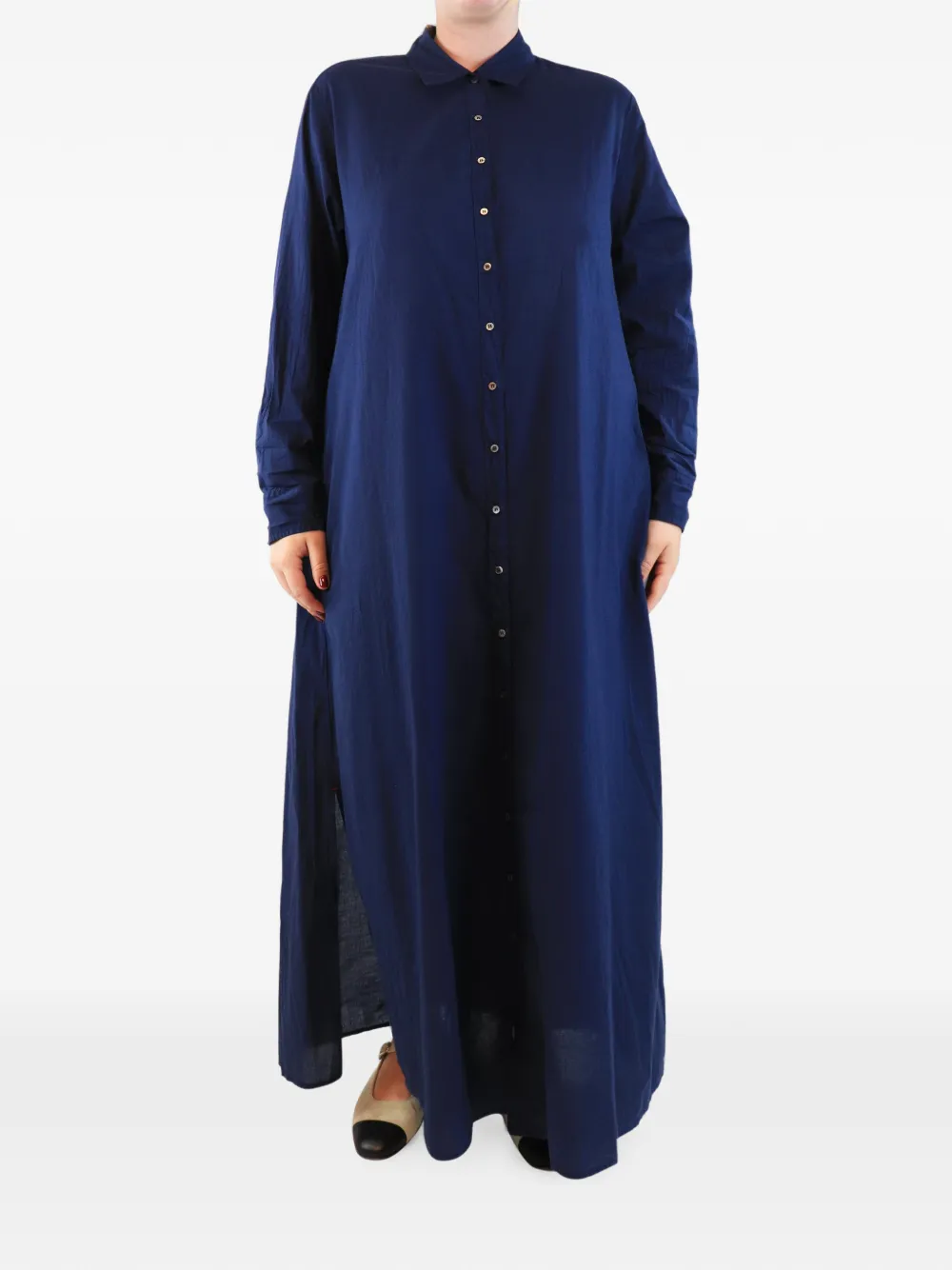 Xirena Langärmeliges Maxikleid - Blau