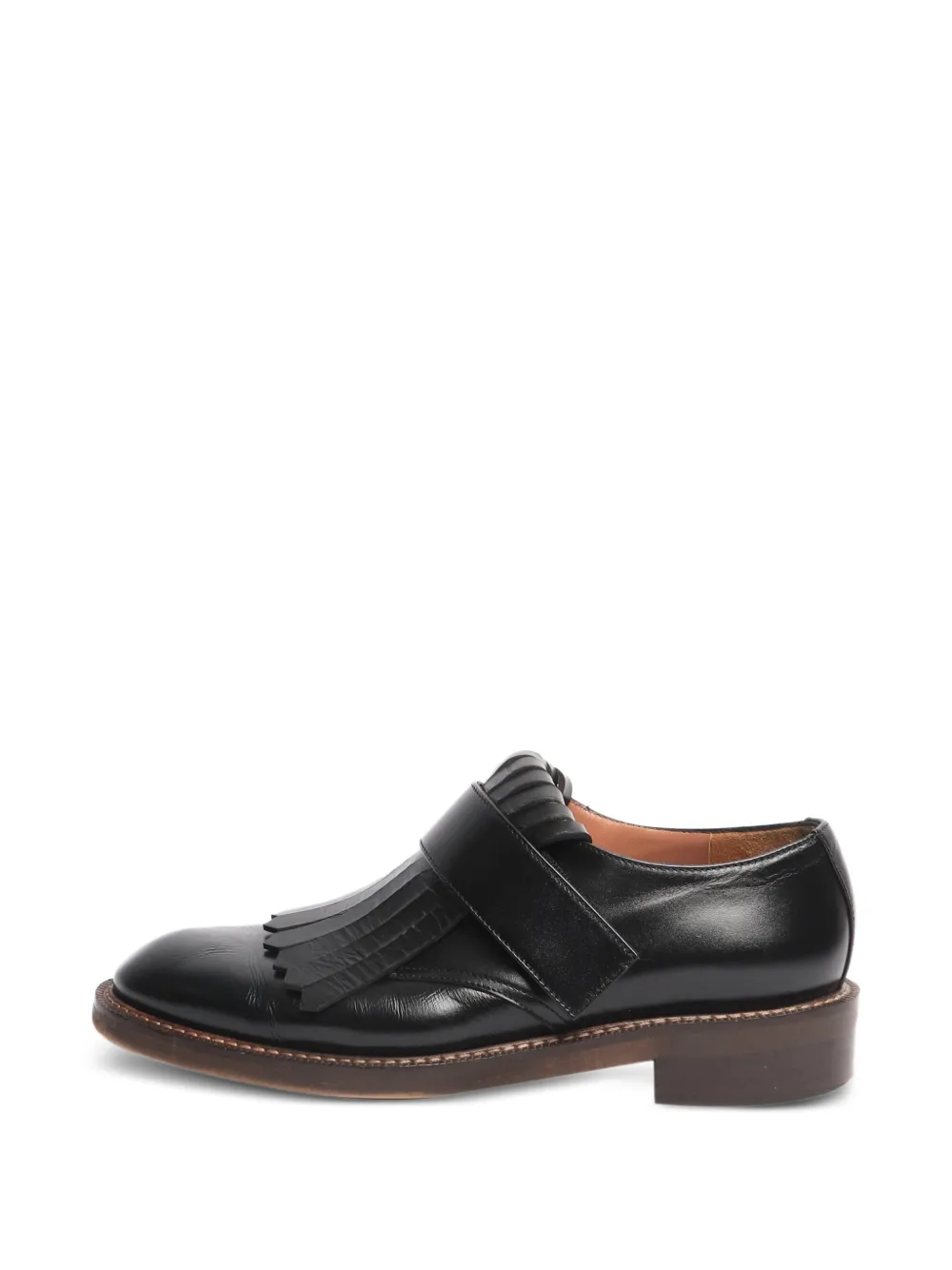 Marni Pre-Owned Loafer mit Klettverschluss - Schwarz