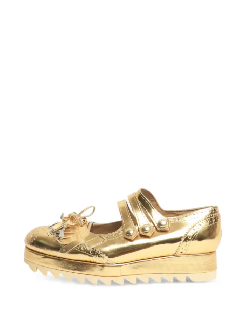 Comme des Garçons TAO Plateau-Schuhe mit Fransen