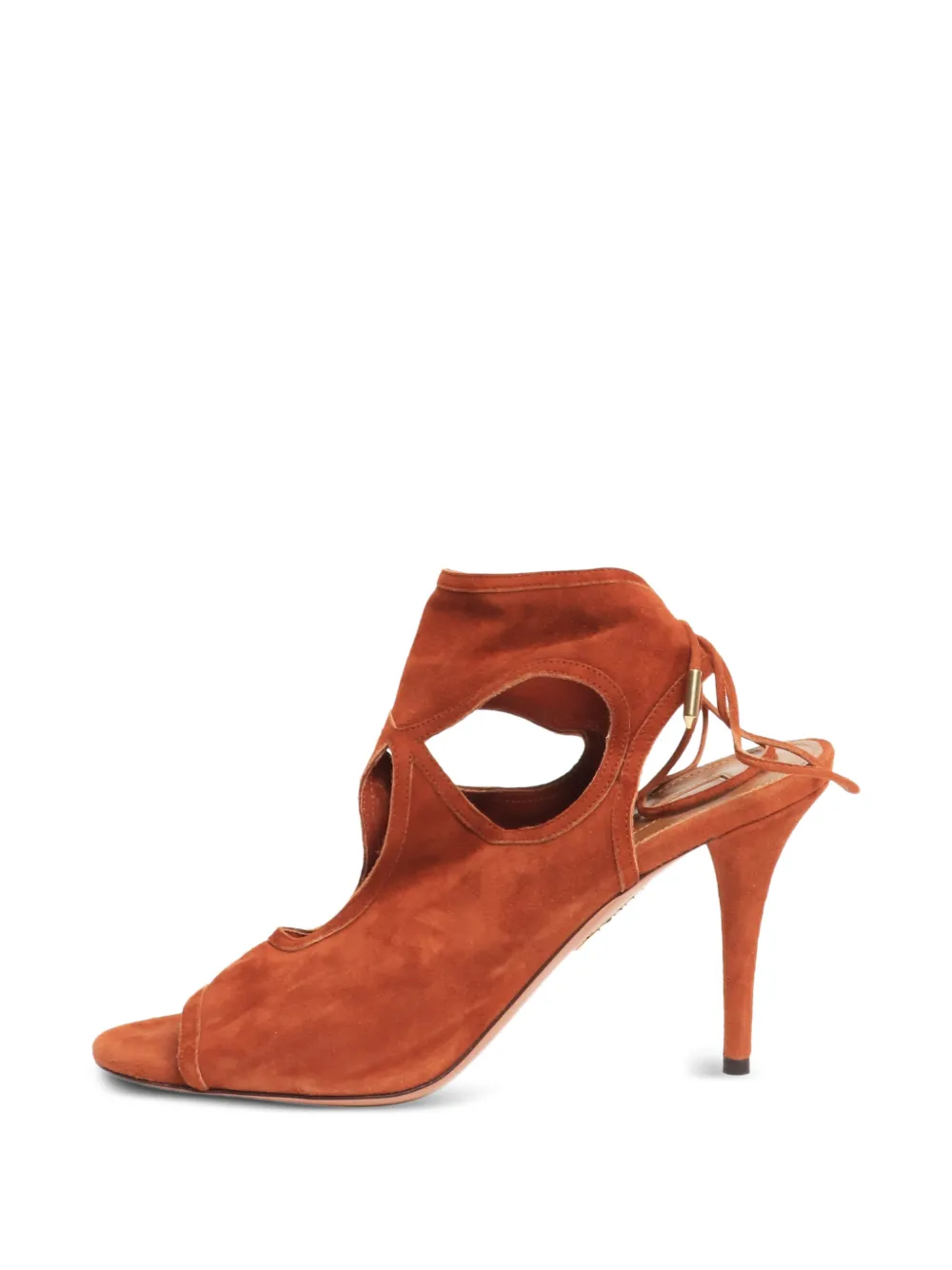 Aquazzura Sandalen aus Wildleder - Braun