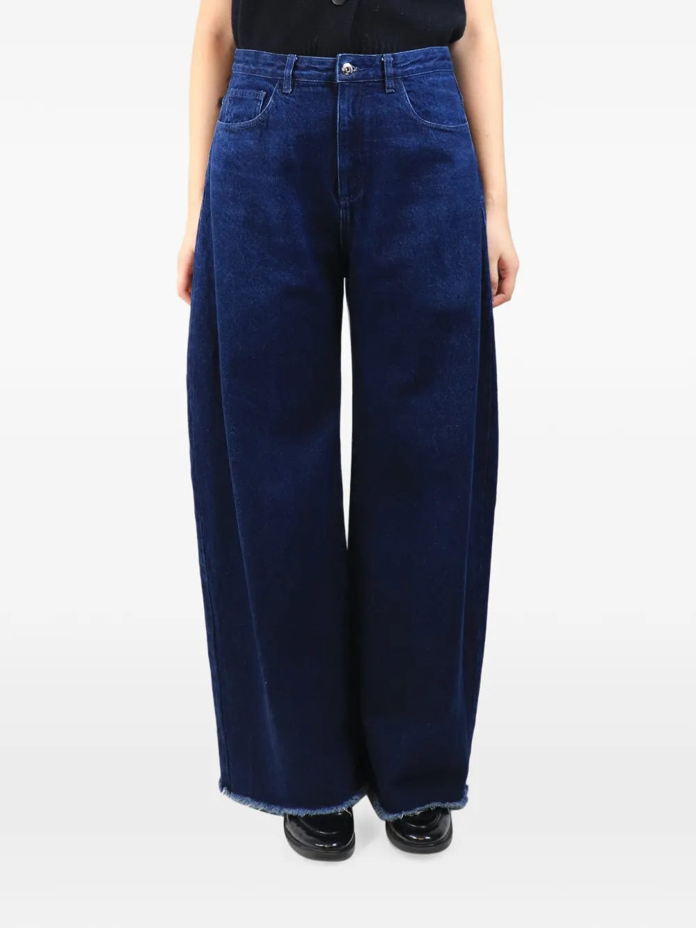 Marques'Almeida Jeans a gamba ampia - Blu