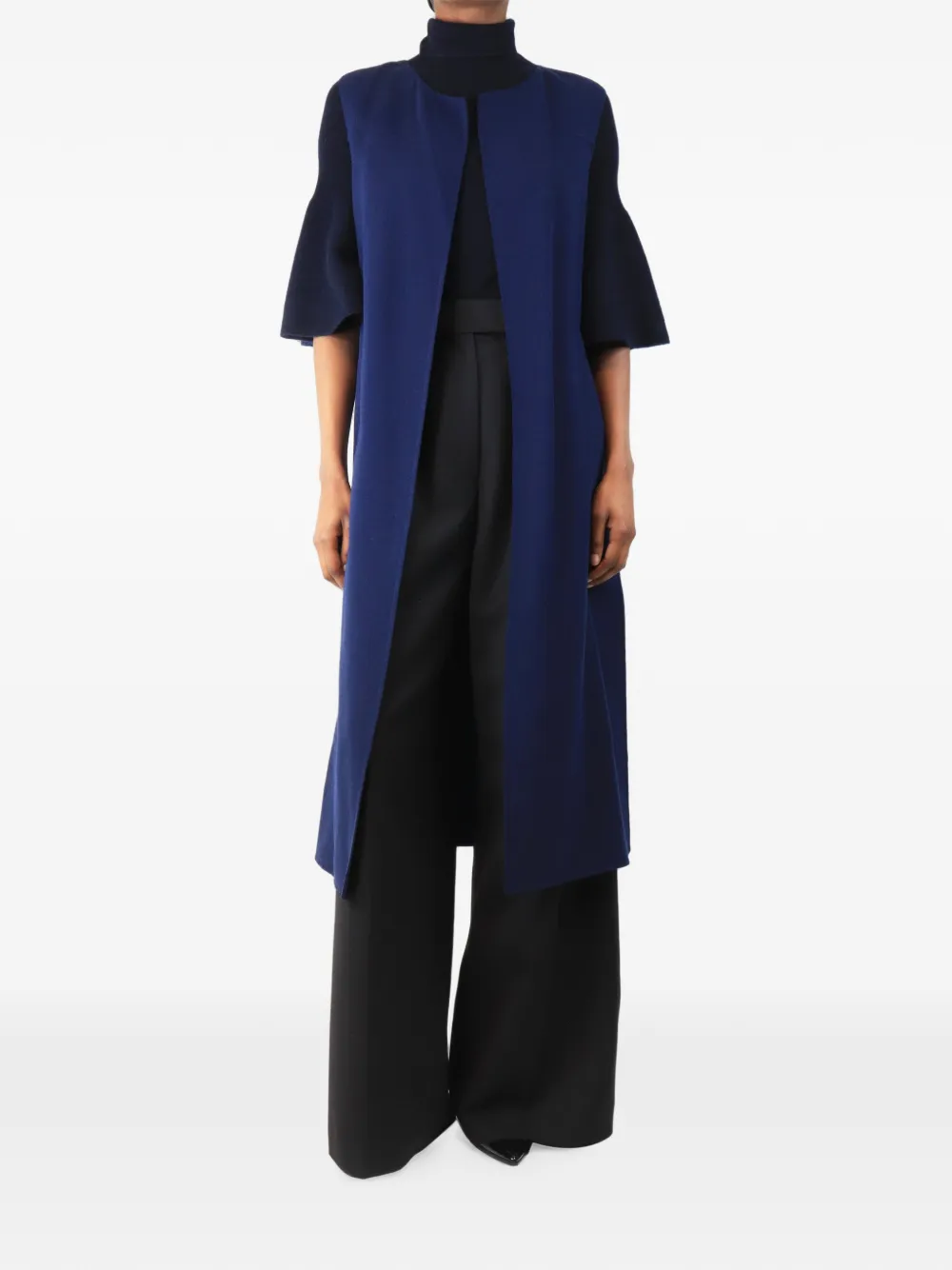 BAMFORD sleeveless coat - Blue