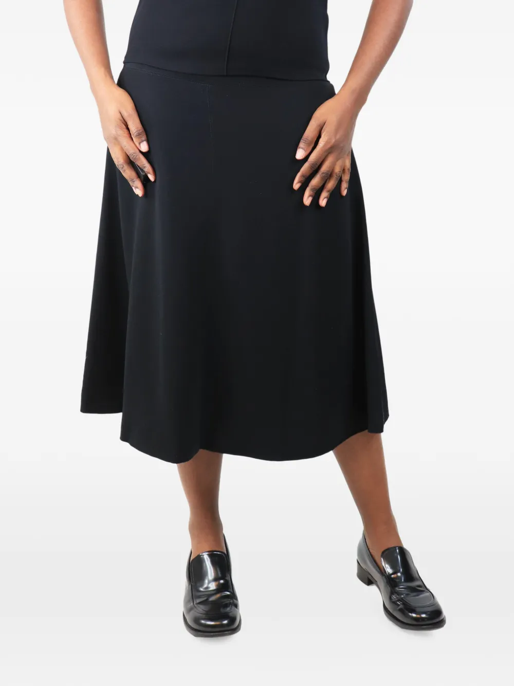 Marni Pre-Owned Gonna midi con inserti - Nero