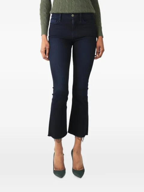 FRAME belt-loop cropped jeans