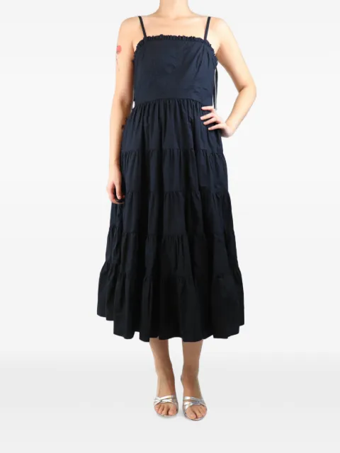 Ulla Johnson panelled tiered midi dress