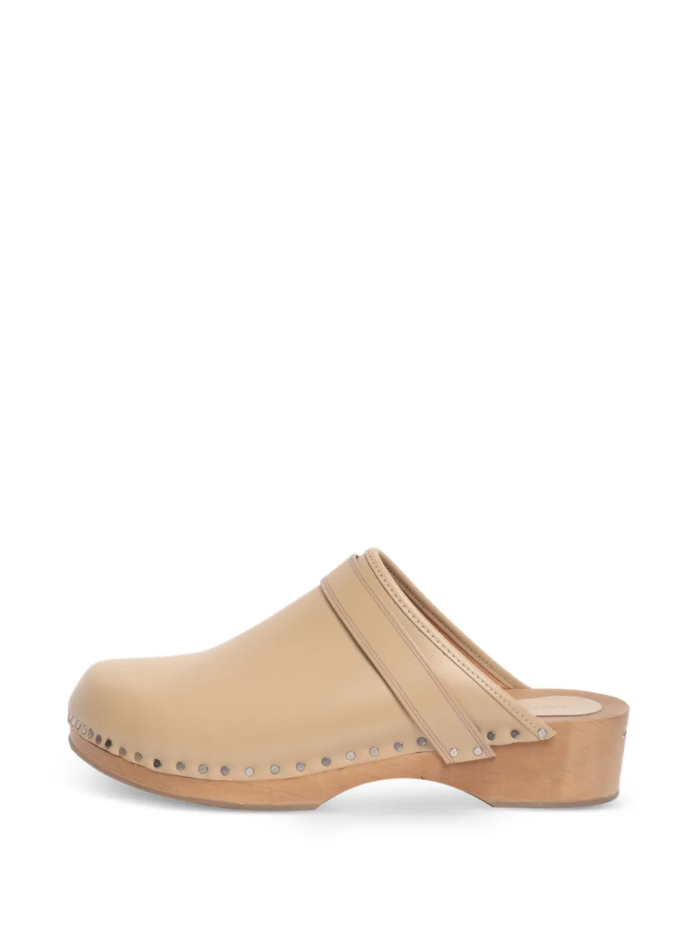 Isabel Marant Vintage mules cloutées en cuir - Tons neutres