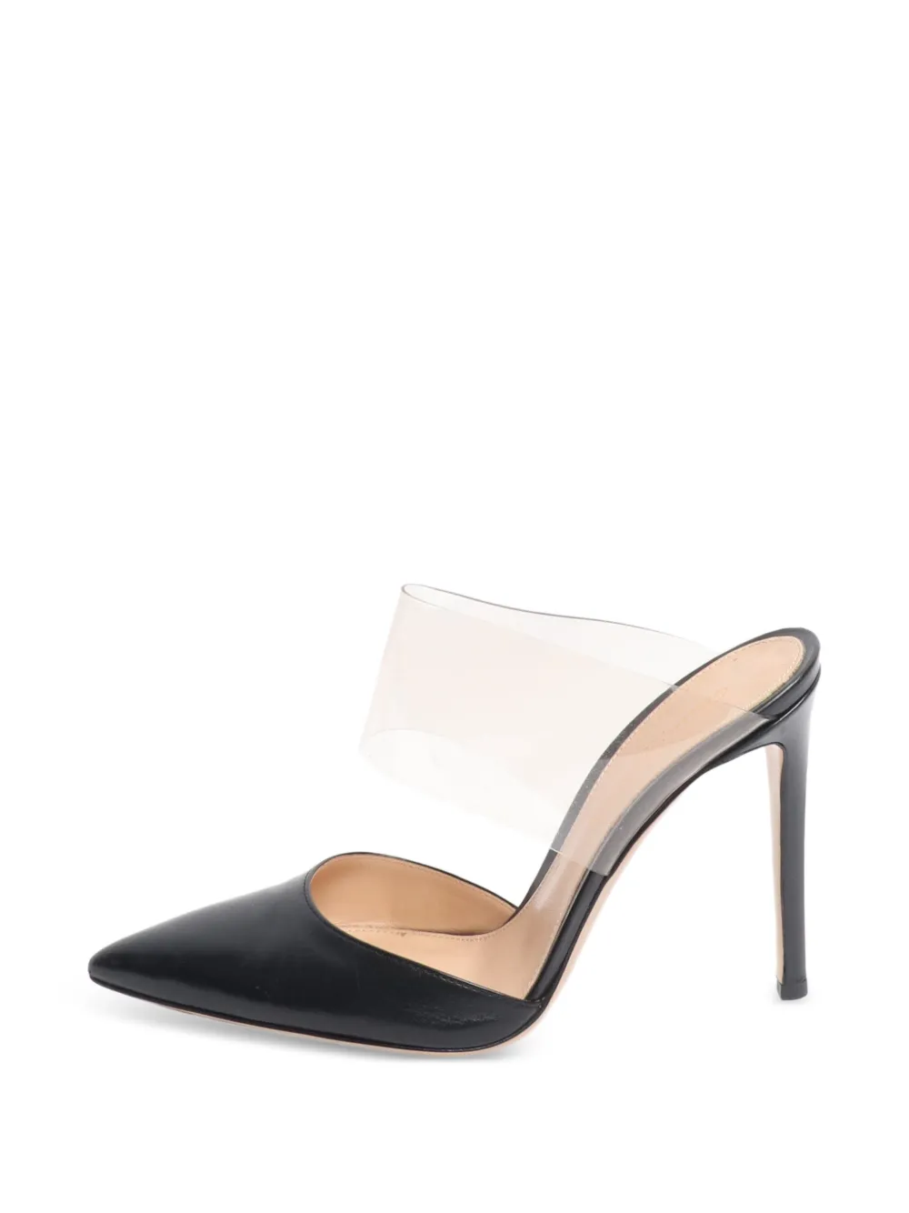 Gianvito Rossi Mules Virtua a punta - Bianco