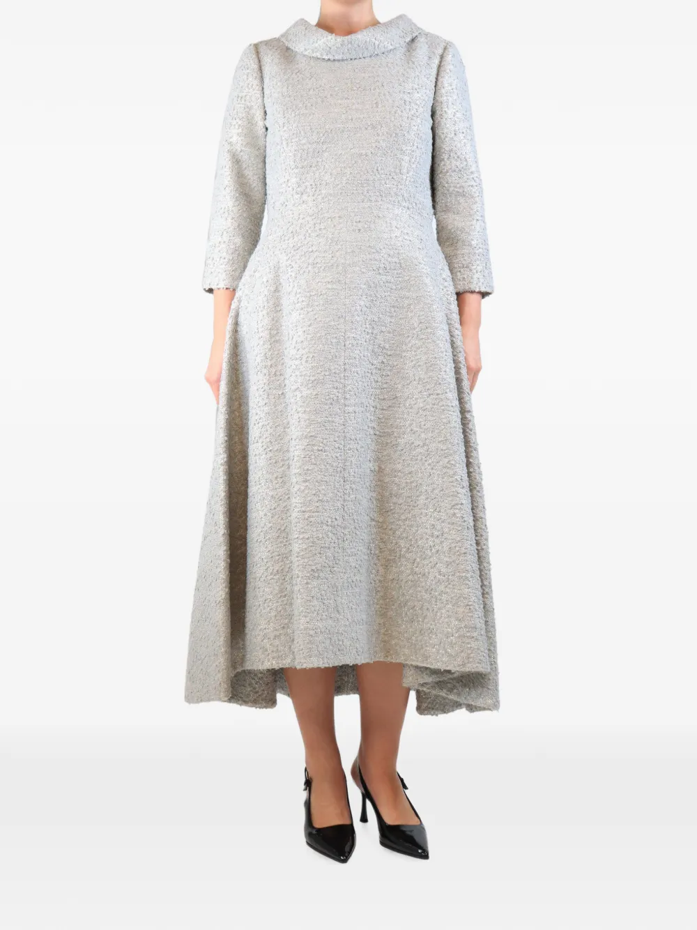 Sue London Blythe midi dress - Grey