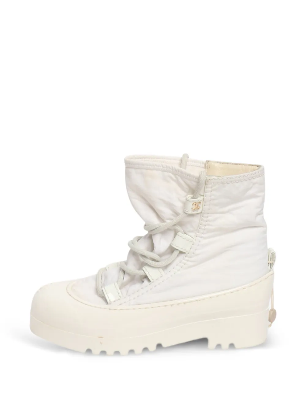 CHANEL Pre-Owned CC Interlocking snow boots - Neutrals