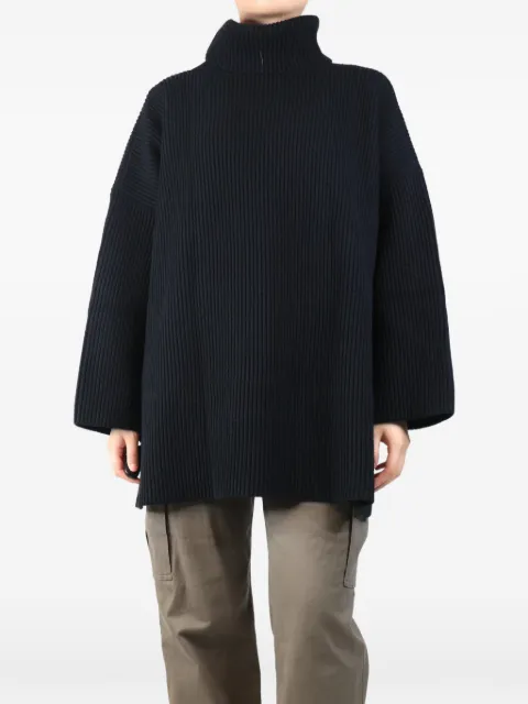 JOSEPH oversized ribbed roll-neck sweater
