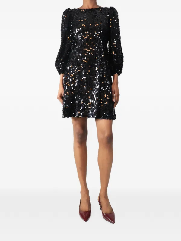 Dolce & Gabbana Pre-Owned sequin-embellished Mini Dress | Black
