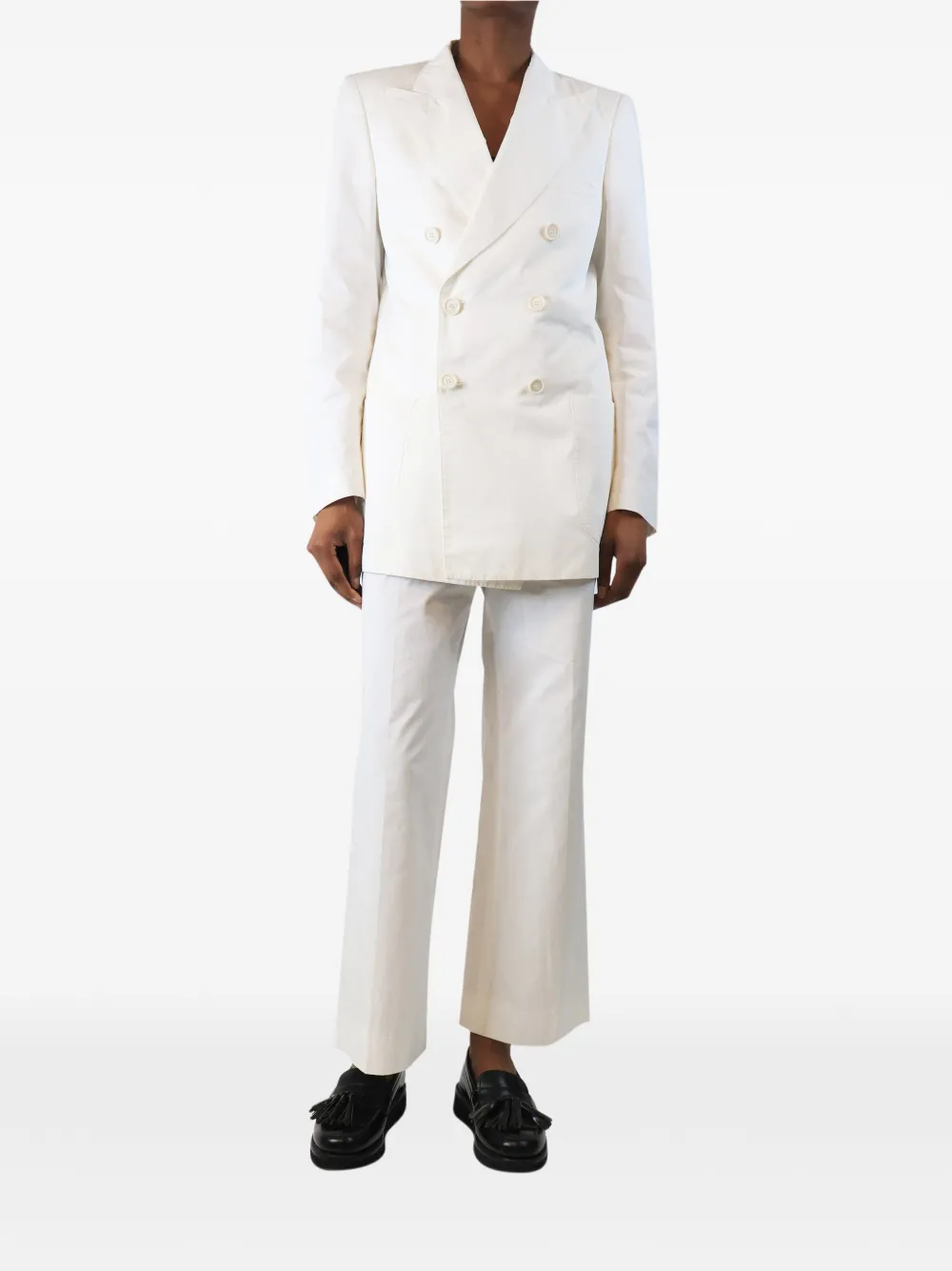 Maison Martin Margiela Pre-Owned Completo doppiopetto - Bianco