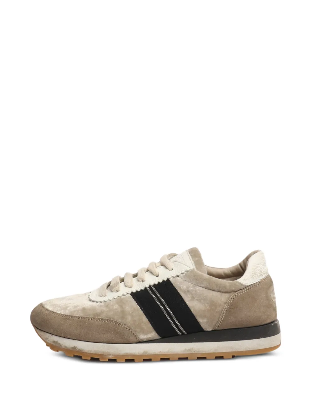 Brunello Cucinelli Vintage Sneakers aus Wildleder - Nude