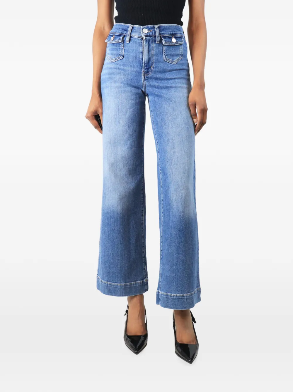 FRAME Jeans Le Slim Palazzo - Blu