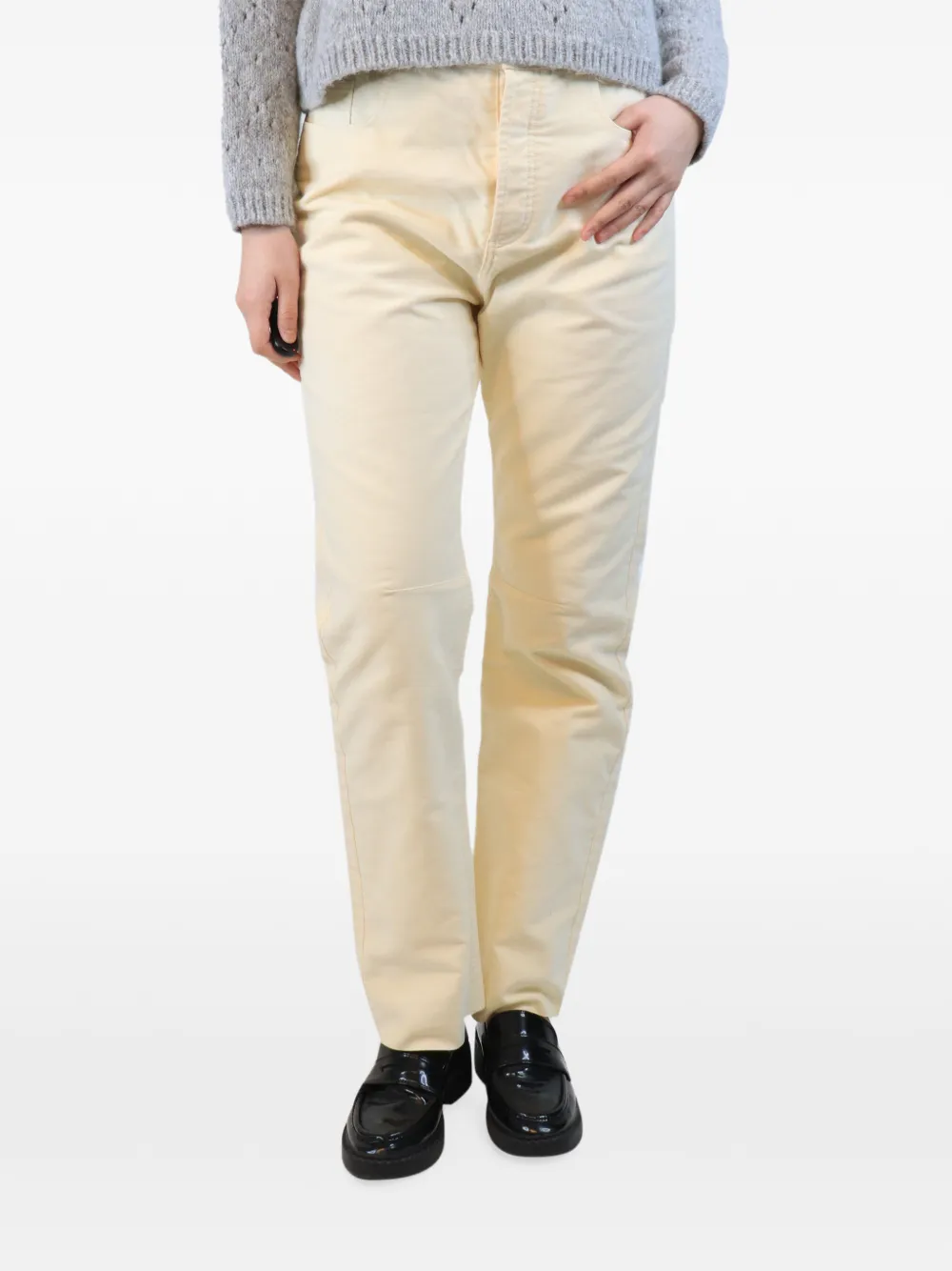 Celine Pre-Owned moleskin jeans - Neutrals