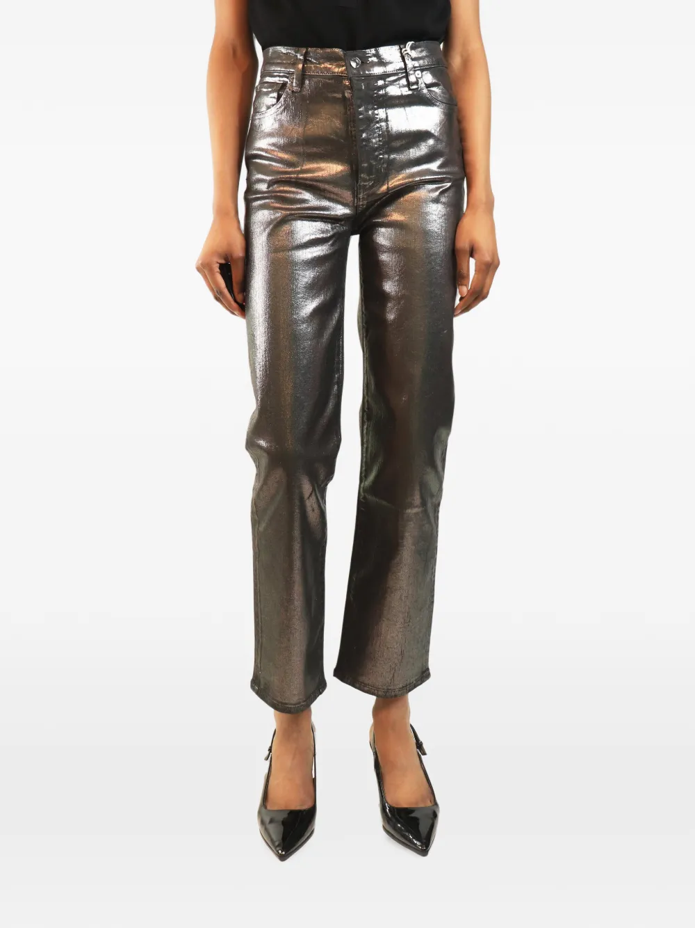 FRAME Jeans Le Sleek dritti - Grigio