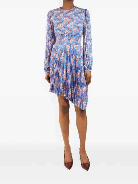 A.L.C. floral-print pleated mini dress