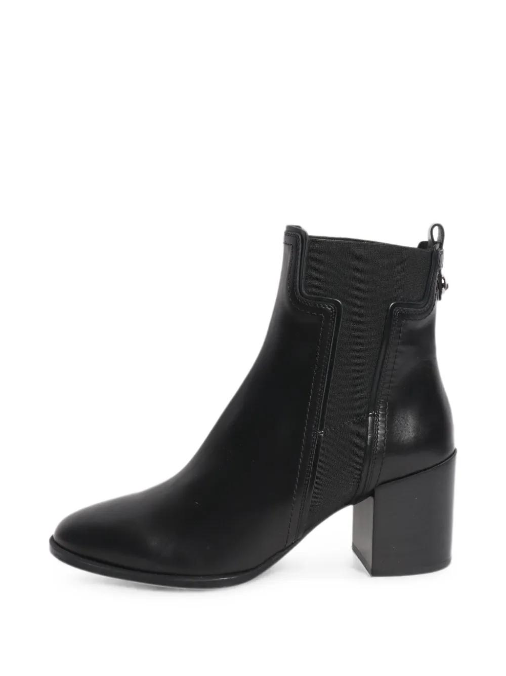 Tod's Vintage Stiefeletten mit Stretchbund - Schwarz