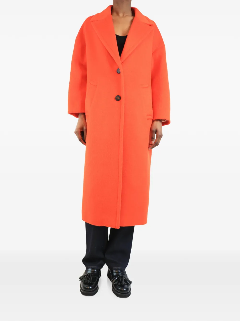 Golden Goose single-breasted coat - Orange