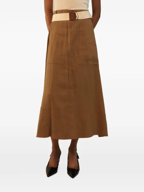 Tibi single-breasted suit skirt