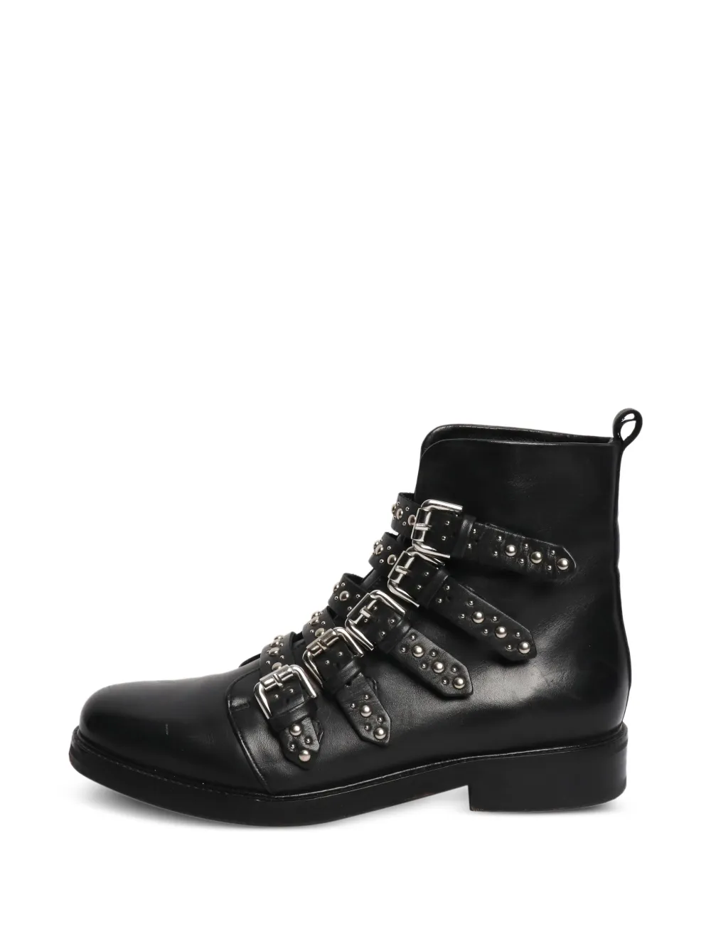 Maje Stiefeletten mit Nieten - Schwarz