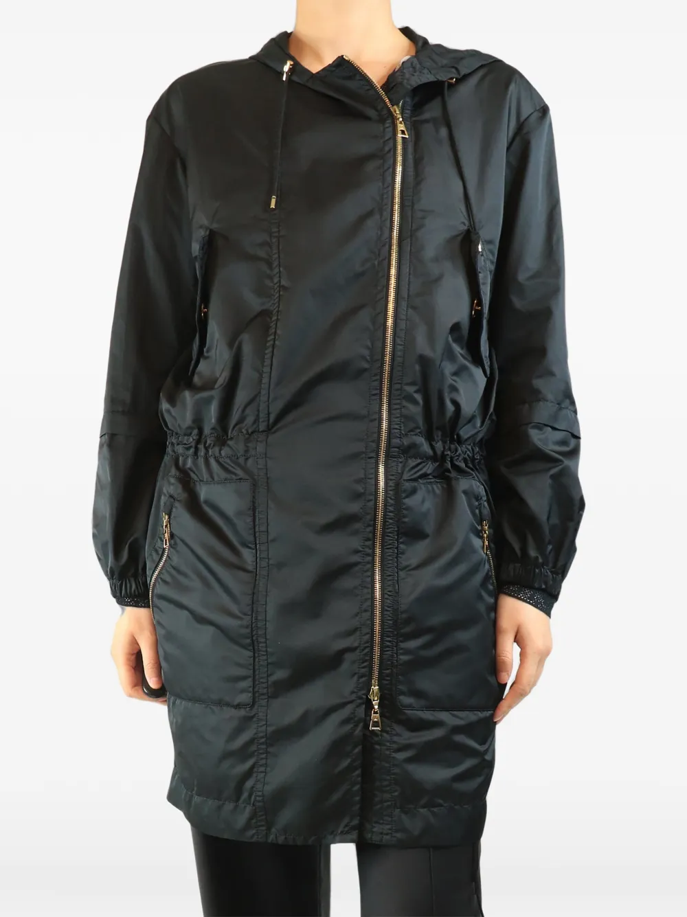 Louis Vuitton Pre-Owned hooded drawstring parka - Black