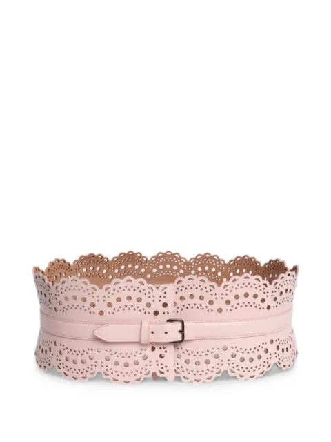 Alaïa Pre-Owned laser-cut bustier belt