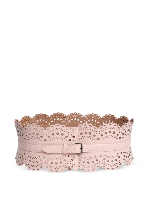 Alaïa Pre-Owned laser-cut bustier belt
