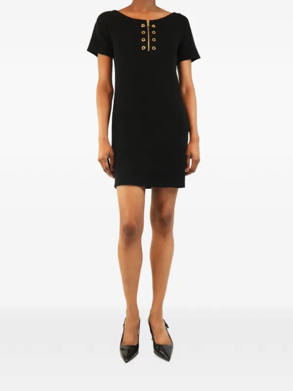 red cotton dress with sleeves Zoe Shirtdress US Size:24W voluminous cut that moves color_Charcoal Anne Klein Wide Waistband