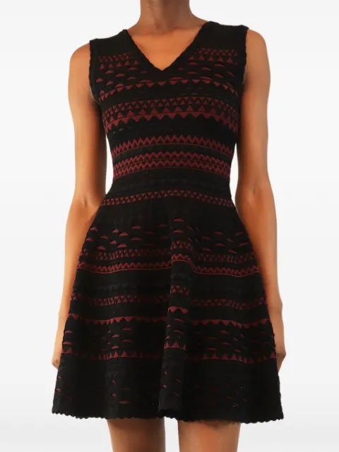 Alaïa Pre-Owned платье без рукавов с фестонами