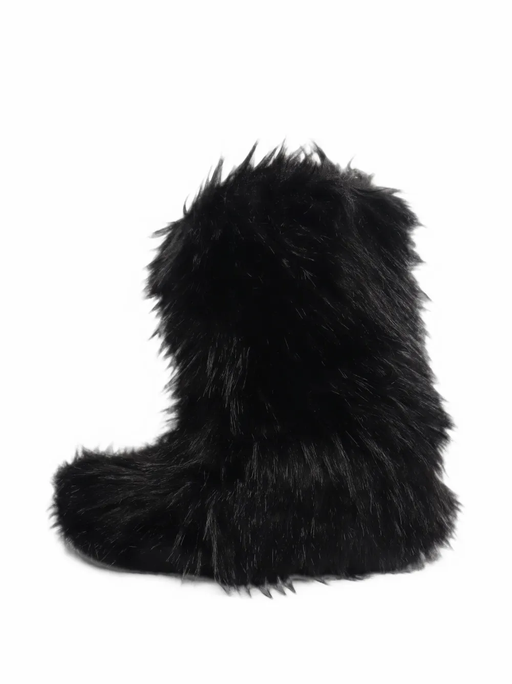 Celine Pre-Owned Stiefeletten mit Faux Fur - Schwarz