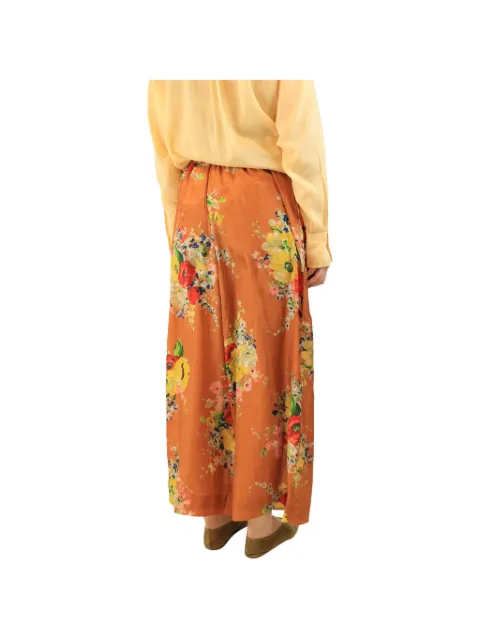 ZIMMERMANN floral-print silk trousers
