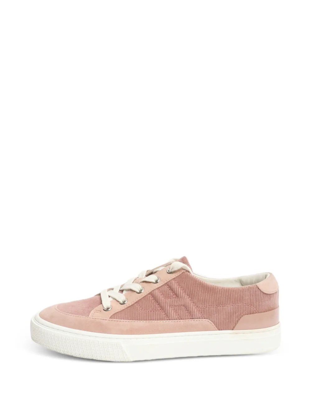 Hermès Pre-Owned Sneakers aus Cord - Rosa