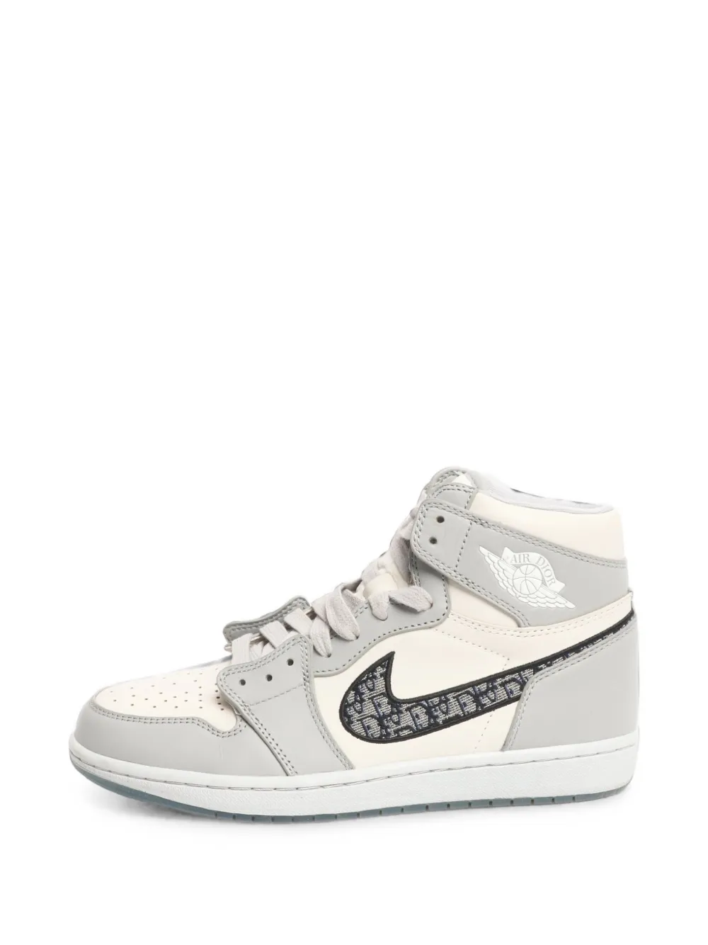 Christian Dior Pre-Owned x Air Jordan 1 High-Top-Sneakers - Grau