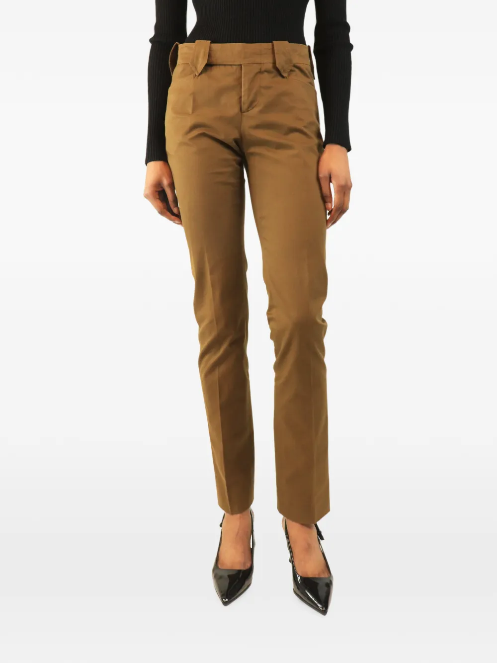 Gucci Pre-Owned Pantaloni affusolati - Verde