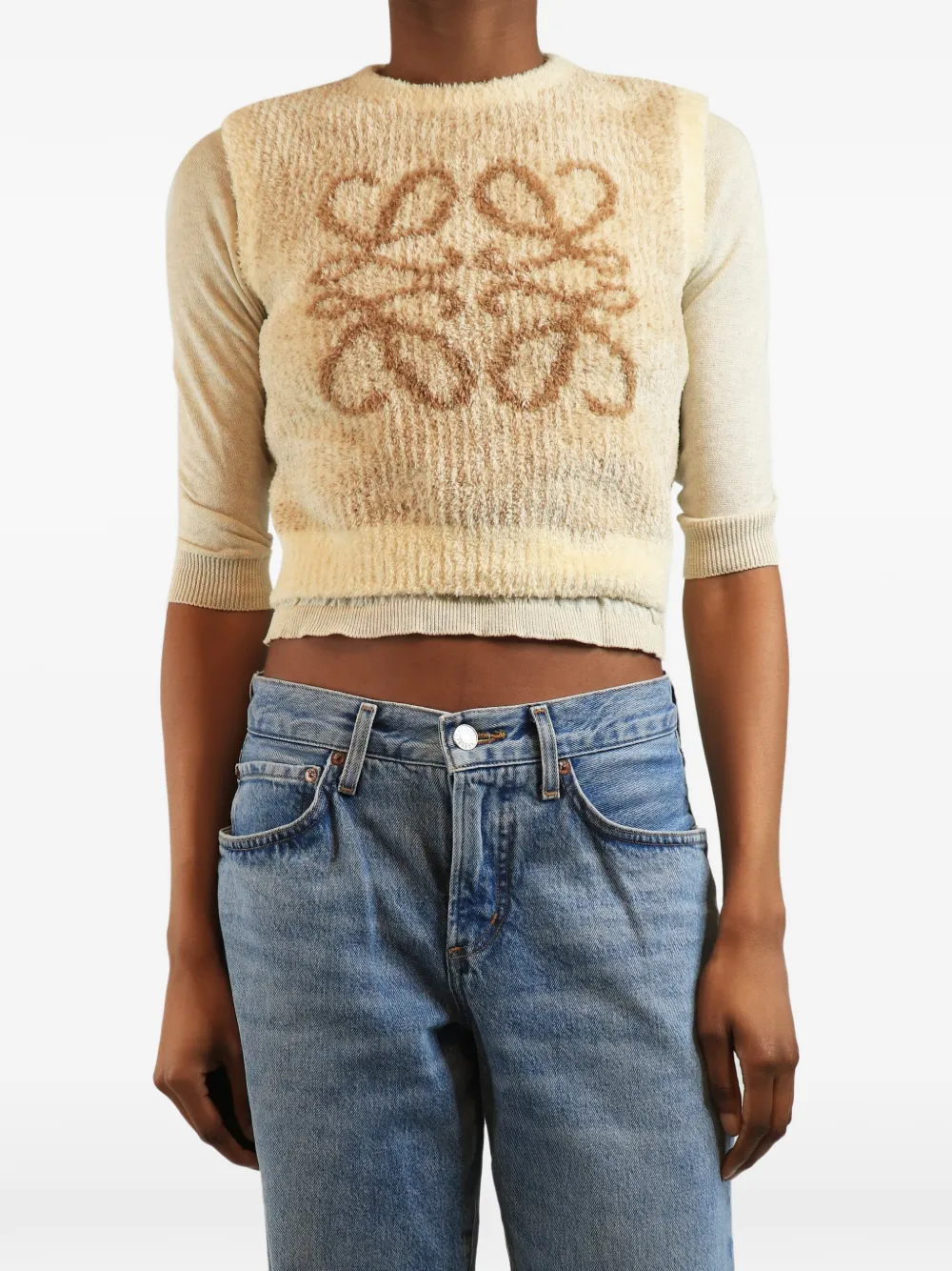 Loewe Pre-Owned Anagram Pullover - Nude