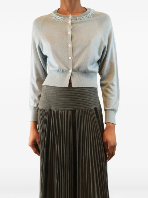 Simone Rocha embellished-collar cardigan