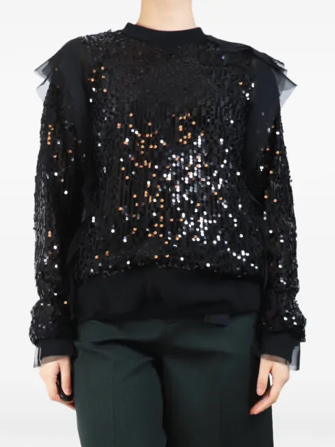 sacai ruffled blouse
