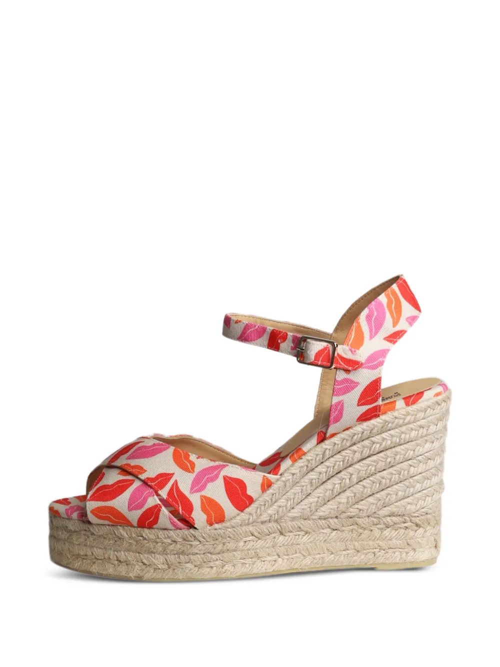 Castañer x Diane von Fürstenberg Espadrilles mit Print - Nude