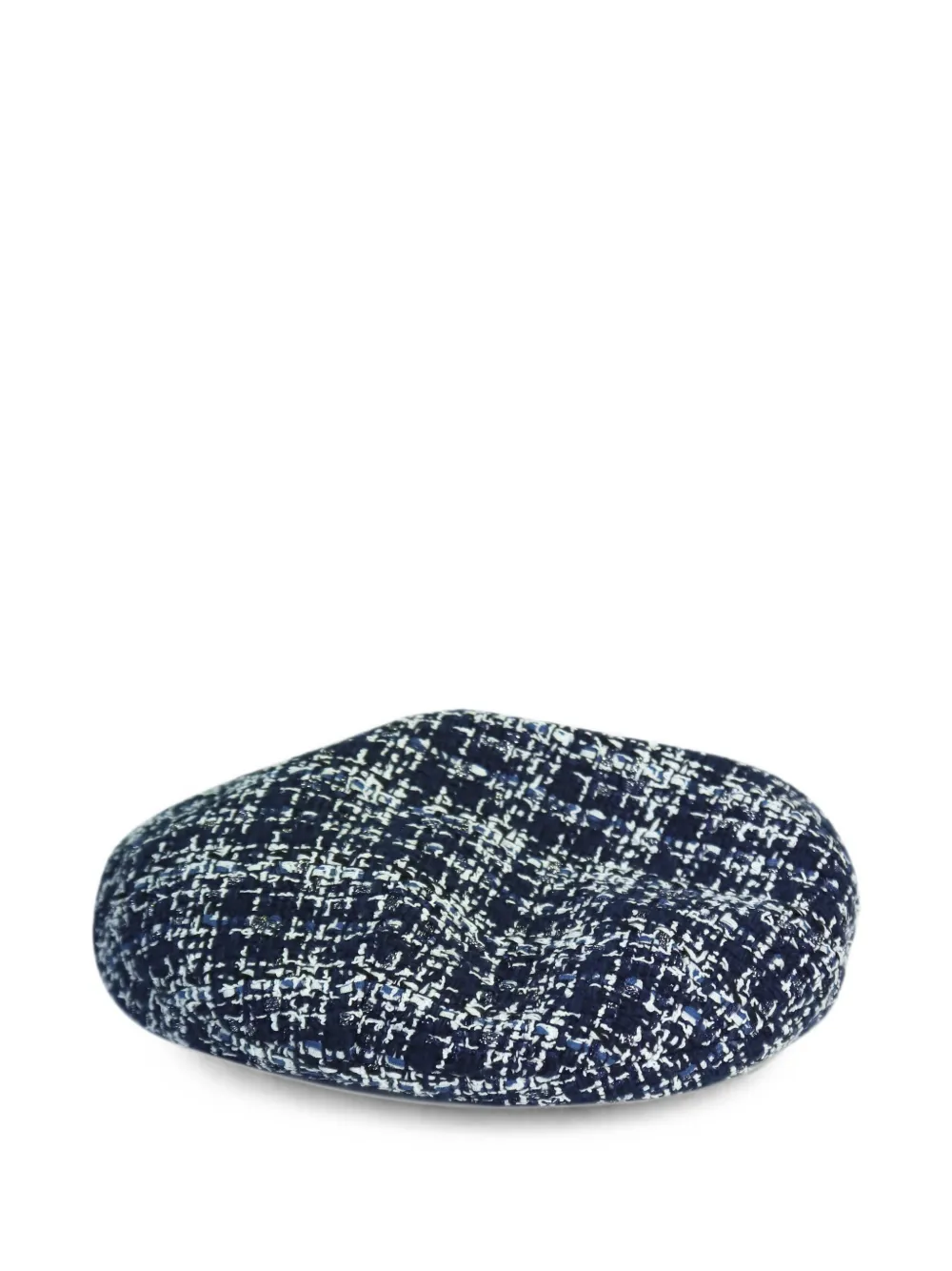 Maison Michel Baseballkappe aus Tweed - Blau