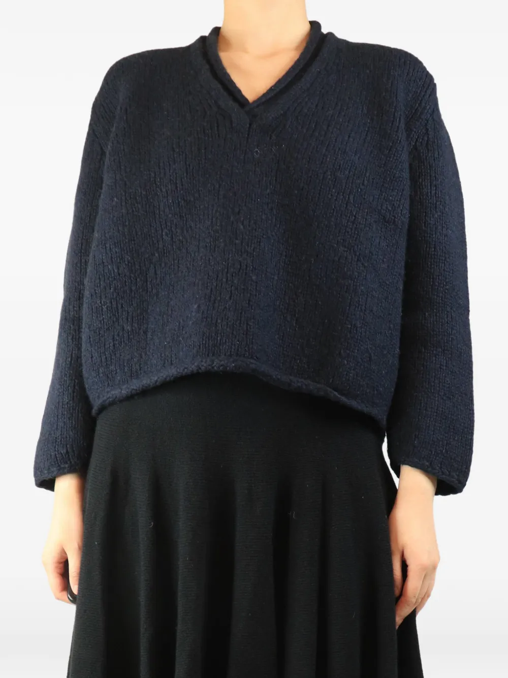 Boboutic Maglione con scollo a V - Blu