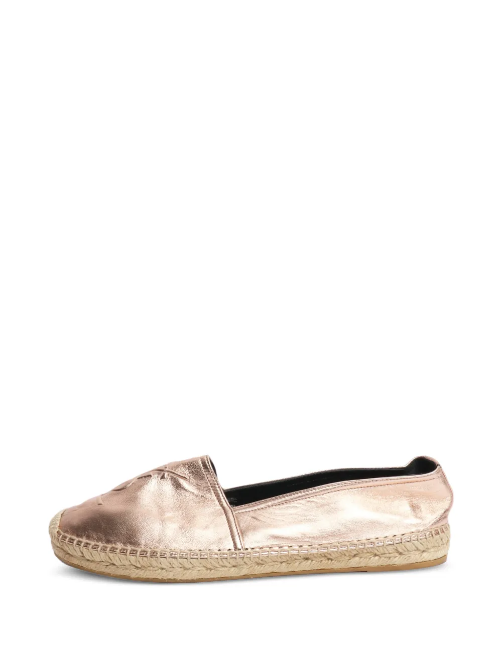 Saint Laurent Pre-Owned Espadrilles con monogramma - Rosa