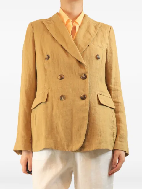 Kiltie double-breasted blazer