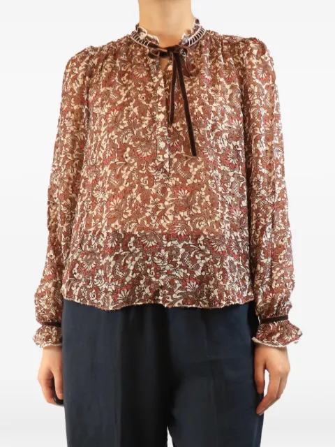 ME+EM paisley-print blouse