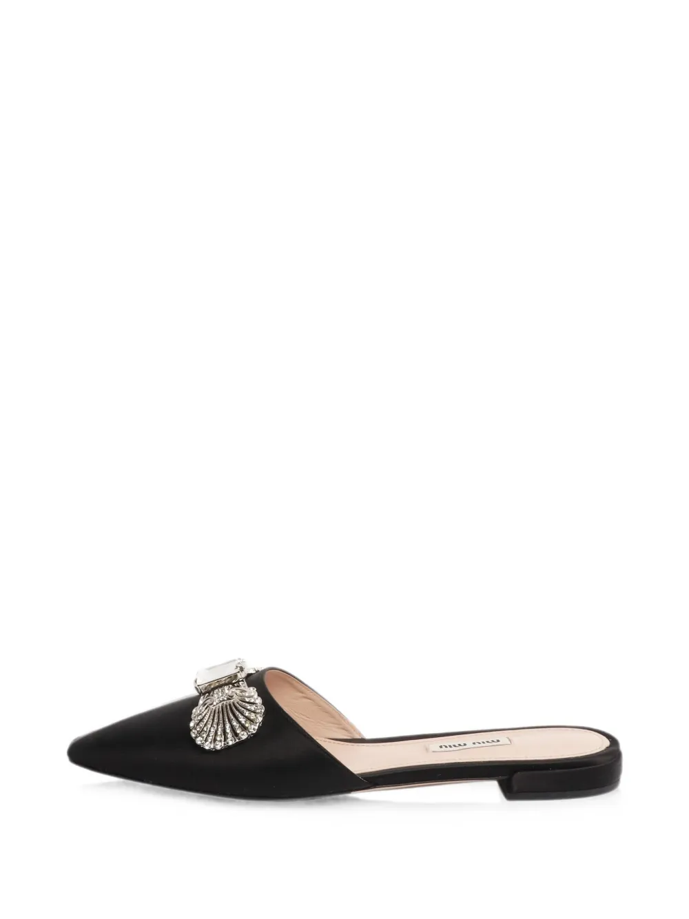 Miu Miu Pre-Owned Spitze Mules - Schwarz