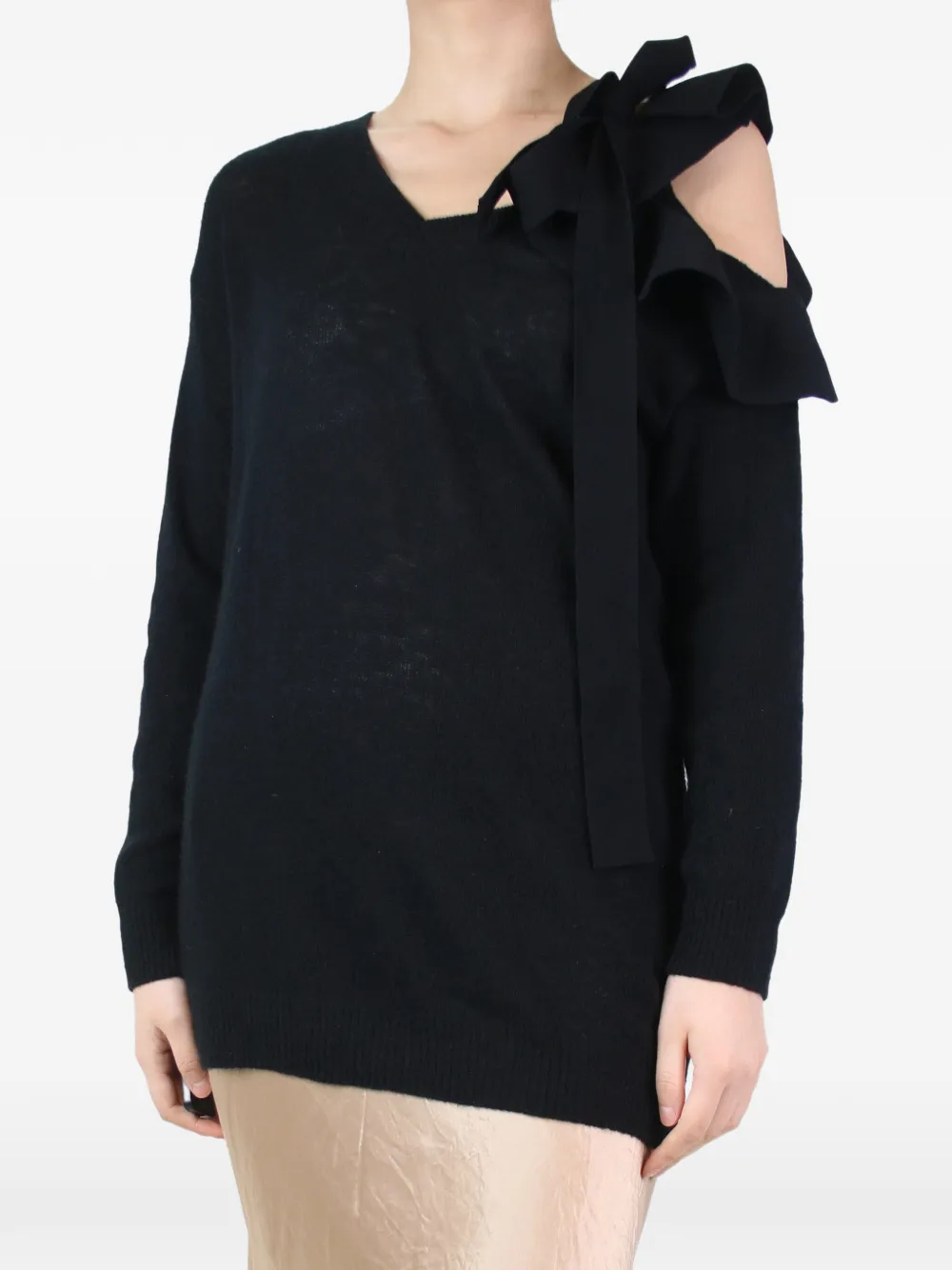 Valentino Garavani Pre-Owned Maglione con scollo a V - Nero