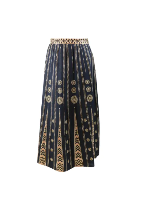 Emporio Sirenuse embroidered maxi skirt