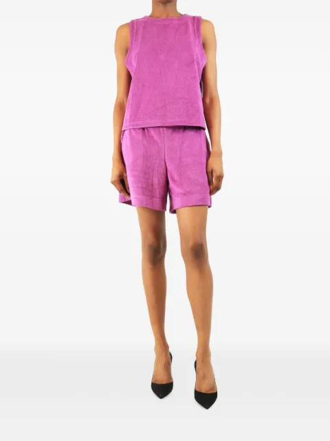 ME+EM elasticated-waistband top and shorts set