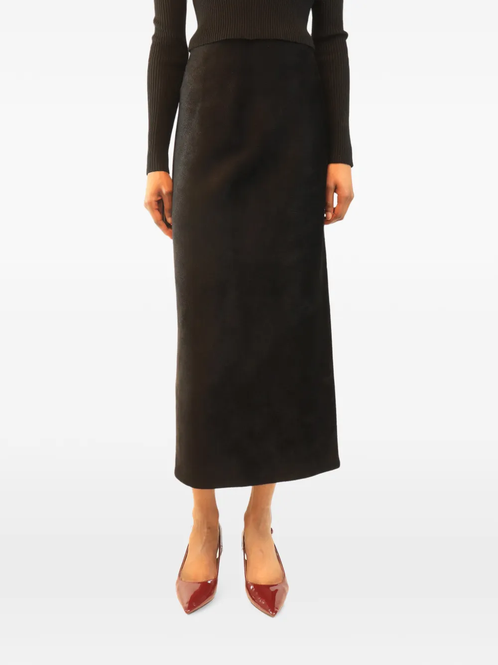 Alaïa Pre-Owned Gonna midi - Nero