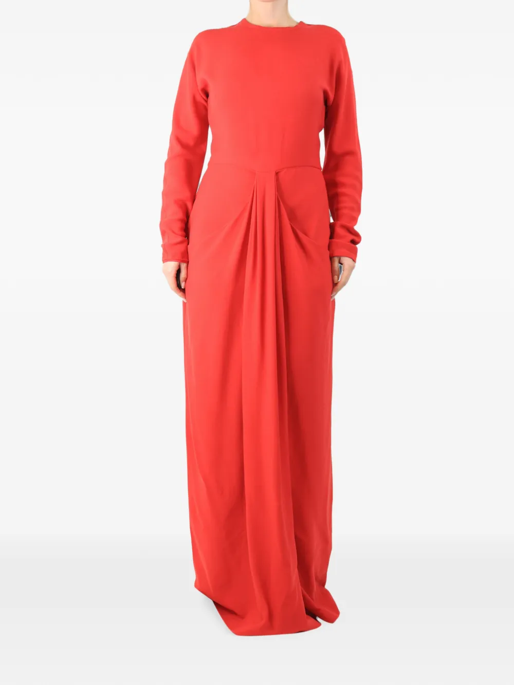 The Row Pre-Owned Drapiertes Maxikleid - Rot